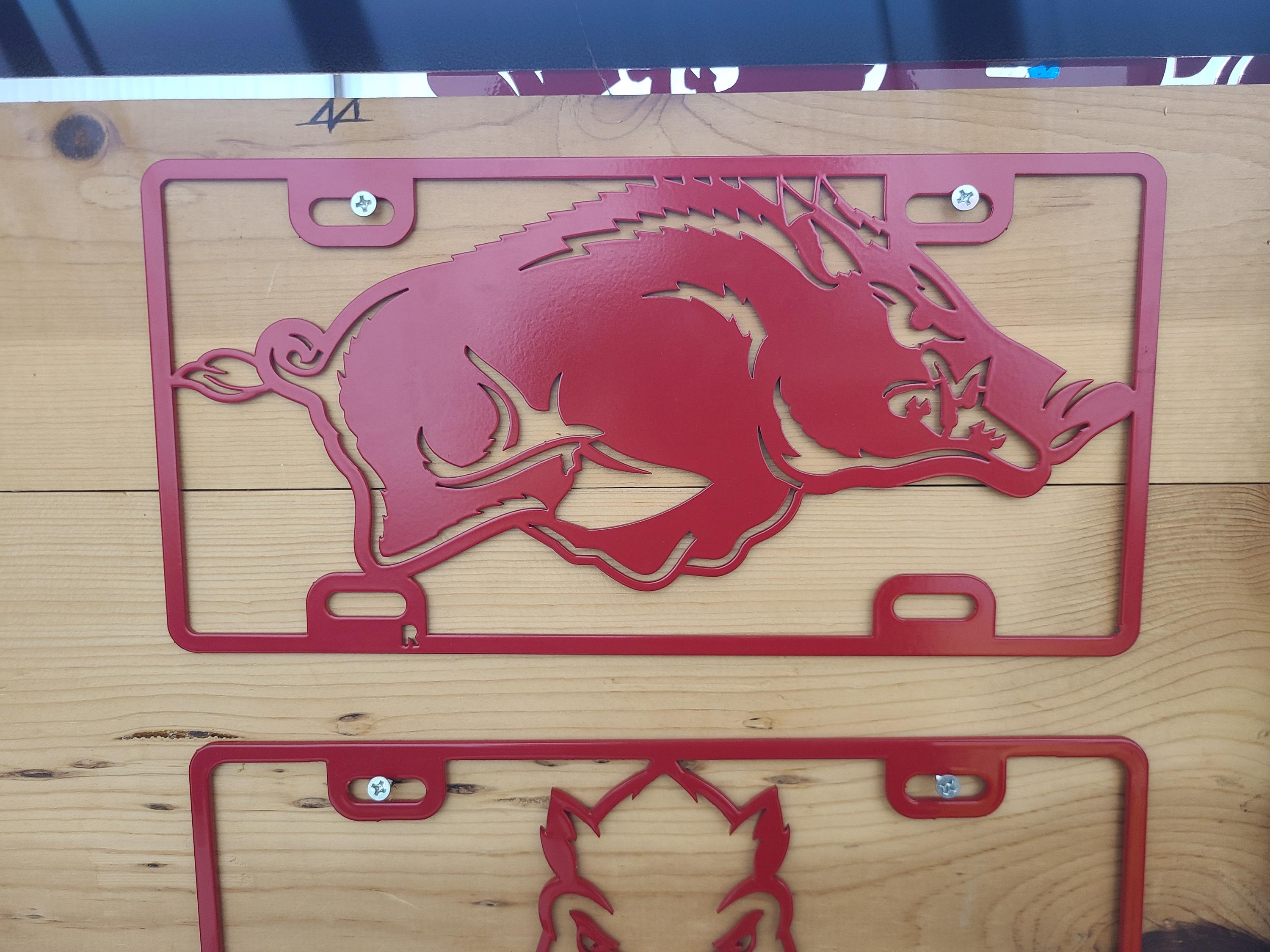 Razorback License Plate - Etsy
