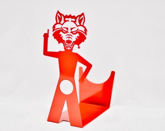 Red Wolf Wine Bottle Holder