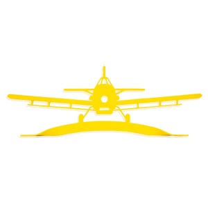 Airplane Mailbox Topper - Small