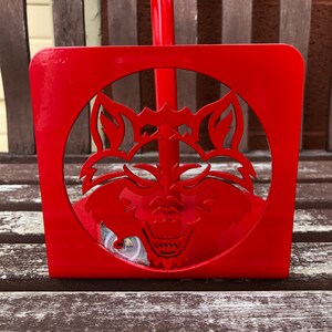 Red Wolf Paper Towel Holder image 3