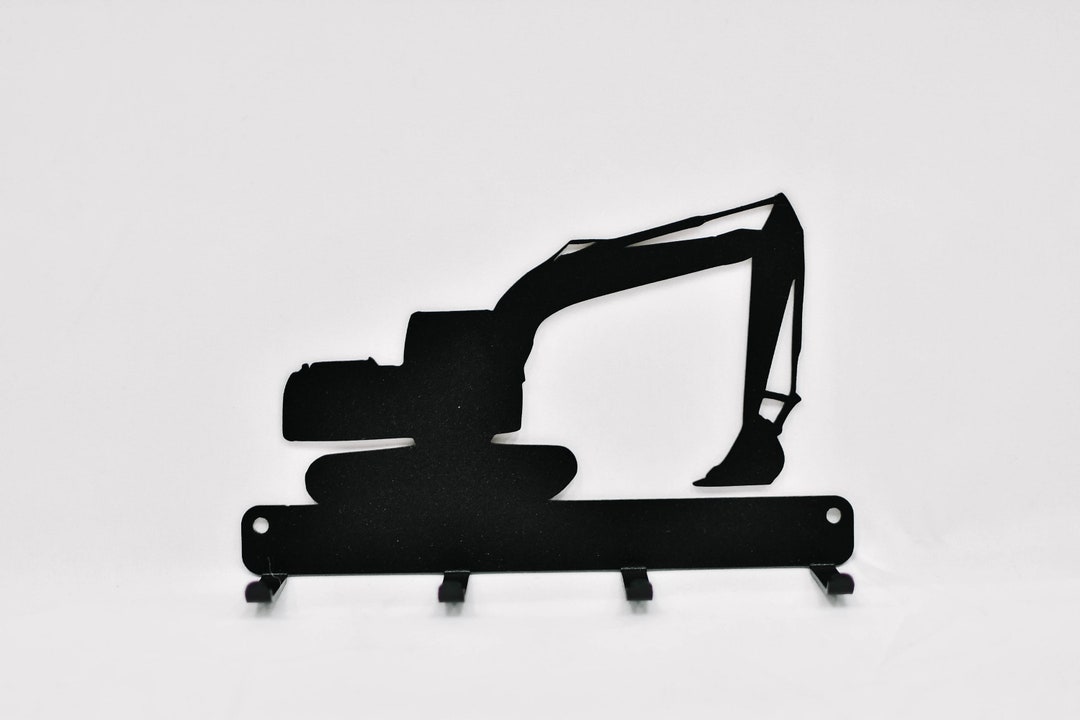 Backhoe Keychain Backhoe Key Rack - Etsy
