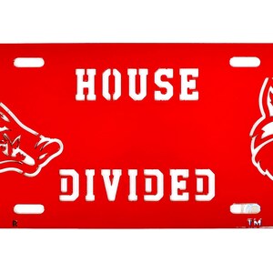 House Divided License Plate