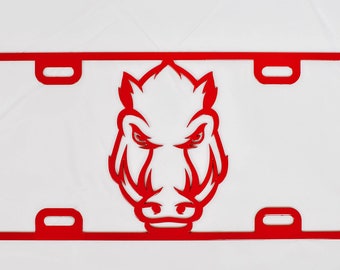 Front Facing Razorback License Plate