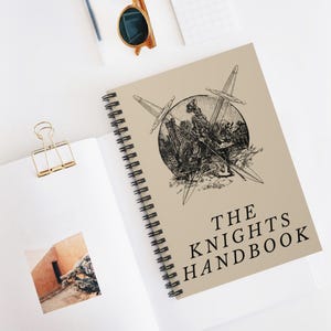 The Knights Handbook Notebook | 6×8 Spiral Adventure Journal | RPG DnD Player Gift