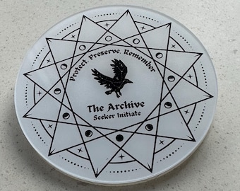 Seeker Initiate Archive badge pin
