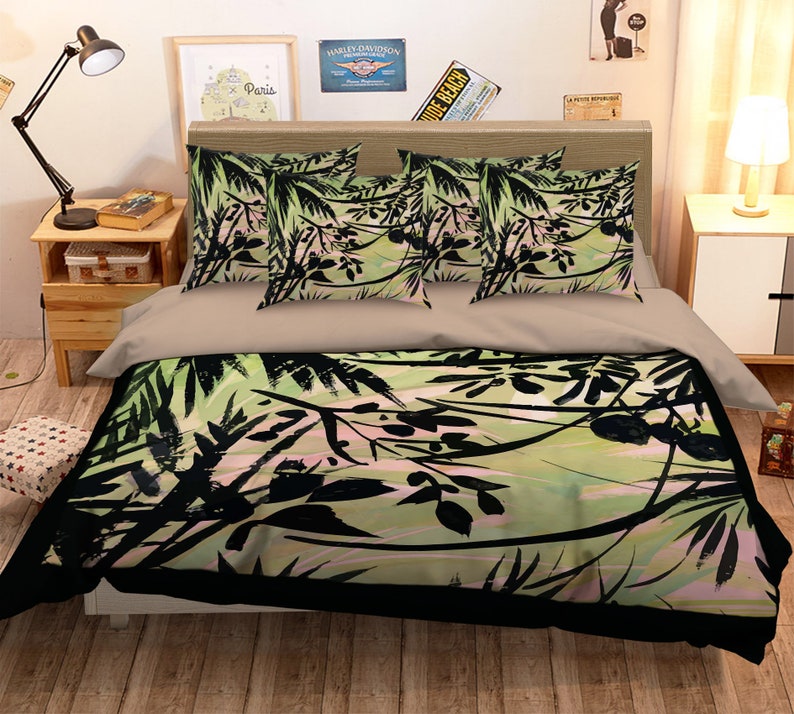 3d Floral Cpt 157 Bedding Bed Pillowcases Quilt Duvet Cover Etsy