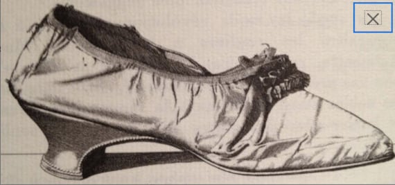 靴18世紀のマリーアントワネットページェントグルジアXVIIIバロック ...