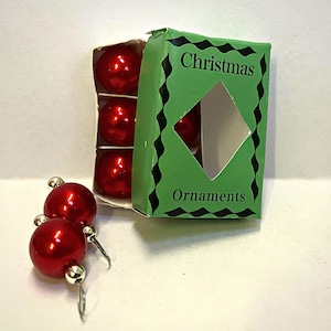 Red Christmas Decorations for 12th Scale Dolls House