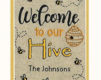 Our Hive Embroidery Kit