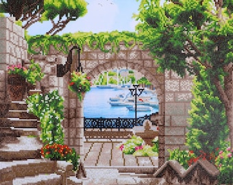 Mediterranean Stroll Diamond Art Kit