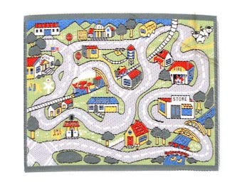 Tapis de jeu pour maison de poupée à l'échelle 1/12