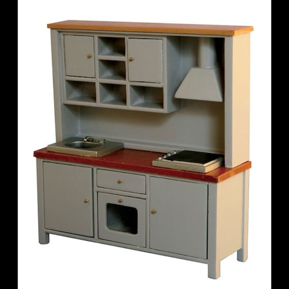 Puppenhaus-Tisch Im Shaker-Stil – Miniaturmöbel 1:12 Aus Holz Für Sammler