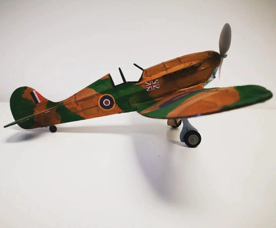 Kit d'avion modèle Spitfire MK1 Assemblage requis colle non