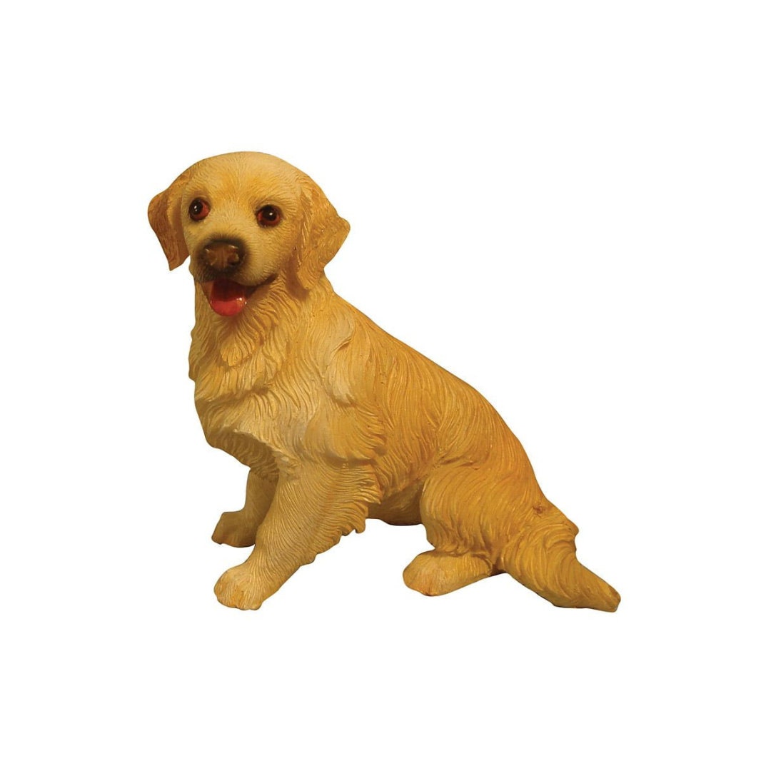 Sitting Golden Retriever for 12th Scale Dolls House