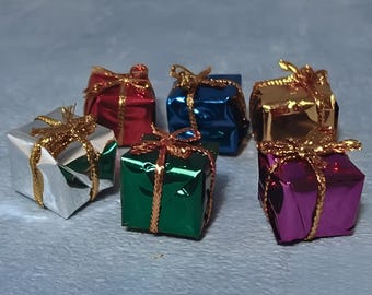 Pack of 6 Presents 1.5cm for 12th Scale Dolls House
