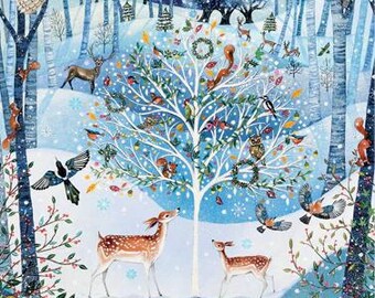 Cobble Hill Winter Woodland 500 Piece Jigsaw