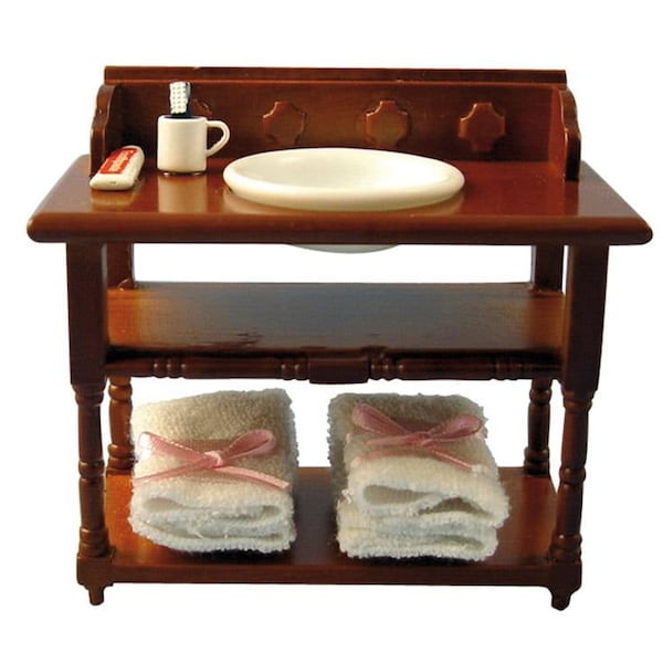 Washstand and Accessories for 12th Scale Dolls House