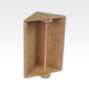 Porta-toalha de papel de canto