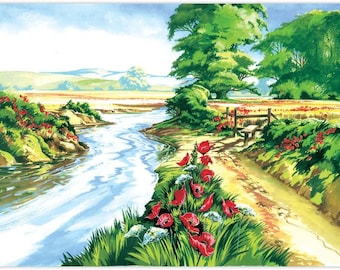 Painting By Numbers Poppy Field
