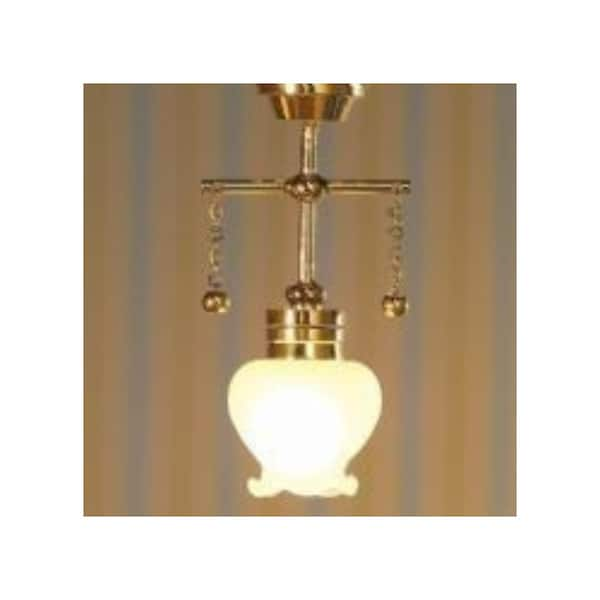 12V Victorian Style Ceiling Hanging Light for 12th Scale Dolls House