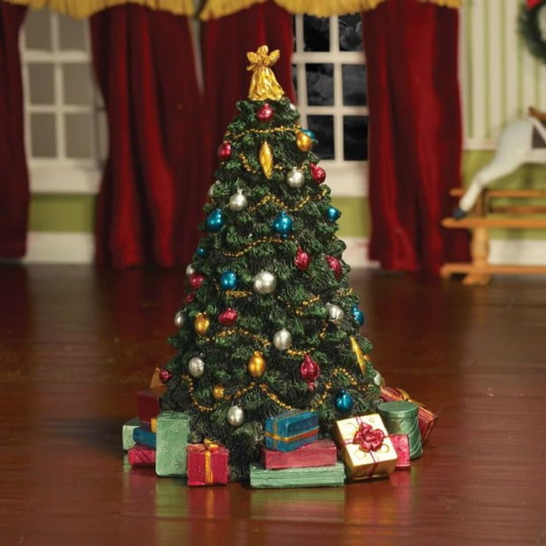 Decorated Christmas Tree for 12th Scale Dolls Houses