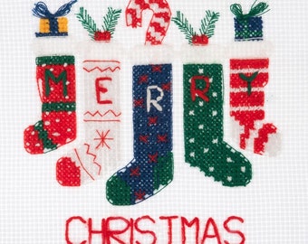 Stockings Mini Counted Cross Stitch Kit