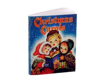 1950s Christmas Carols Book for 12th Scale Dolls House