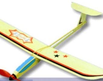 Aeronaut Wooden Twist Rubber Band Motor Glider Model