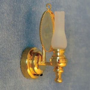 3V LED Oil Wall Sconce Light for 12th Scale Dolls House