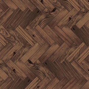 A3 Dark Parquet Flooring for 12th Scale Dolls House