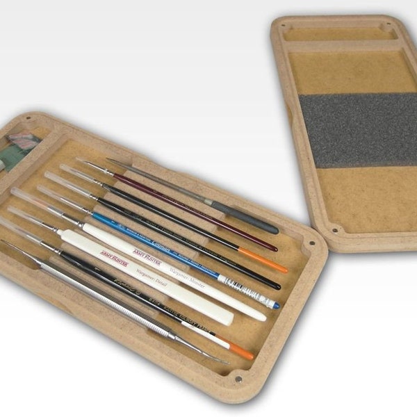 Paint Brush Box Etsy UK