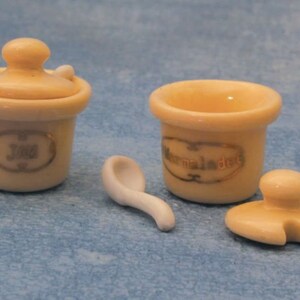 Jam Pots x 2 for 12th Scale Dolls House