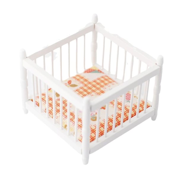 White Playpen for 12th Scale Dolls House