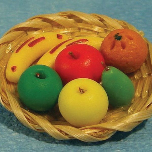 Fruit Basket for 12th Scale Dolls House