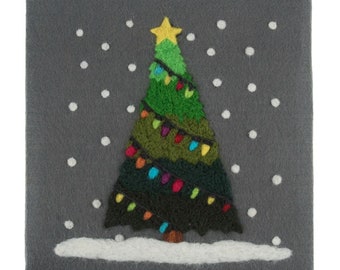 Naaldviltlijst kerstboom