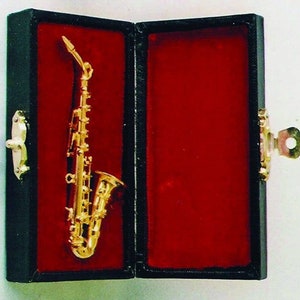 Modèle De Saxophone Miniature, Cadeau De Modèle De Modèle De Saxophone En  Cuivre, Pour Les Cadeaux à La Maison 