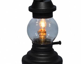 12V Traditional Victorian Tilley Lamp for 12th Scale Dolls House
