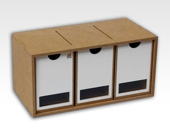 Three Drawer Workshop Organiser Module