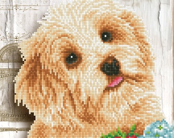 I Love My Dog Diamond Painting Kit