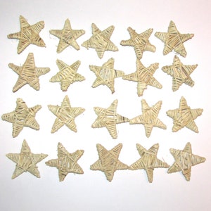 20 Natural Willow Vine Stars Star Shaped Chews for Chinchillas & Rabbits