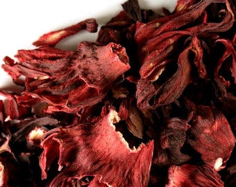 Hibiscus Petals - 1 Cup Natural Organic - Chinchilla Treats