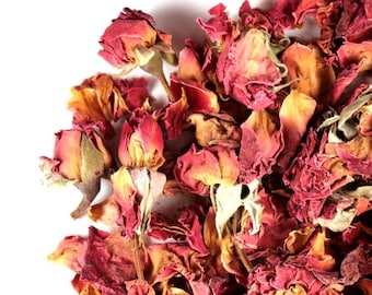Red Rose Buds & Petals - 1 Cup Natural Organic - Chinchilla Treats