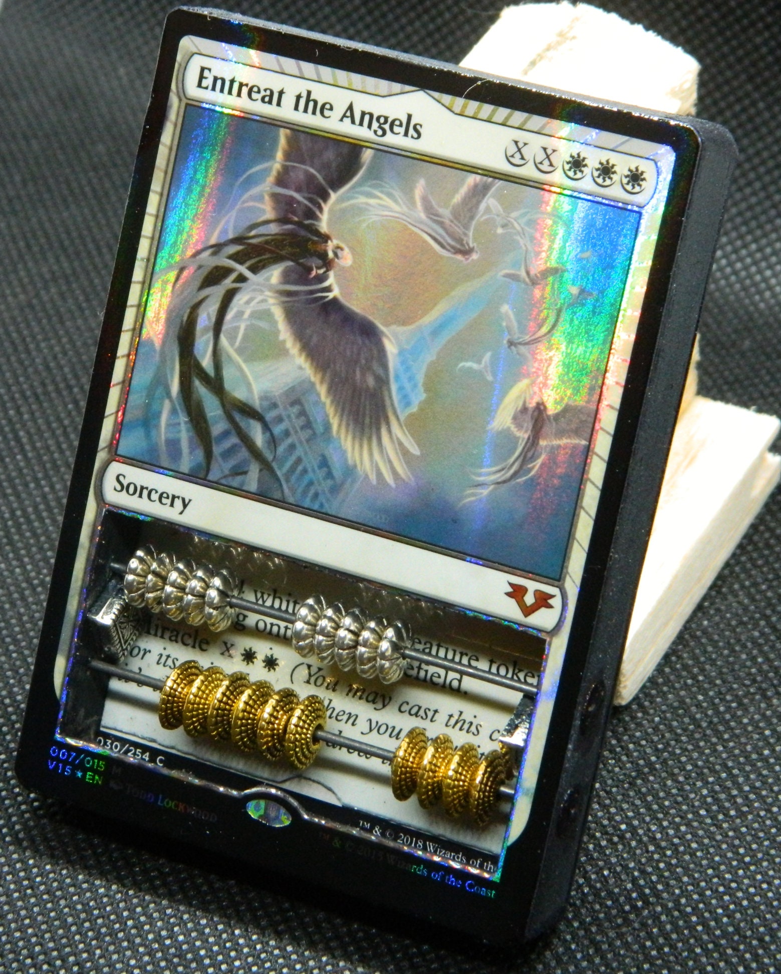 Entreat the Angels FOIL MTG Life Counter Abacus-style - Etsy