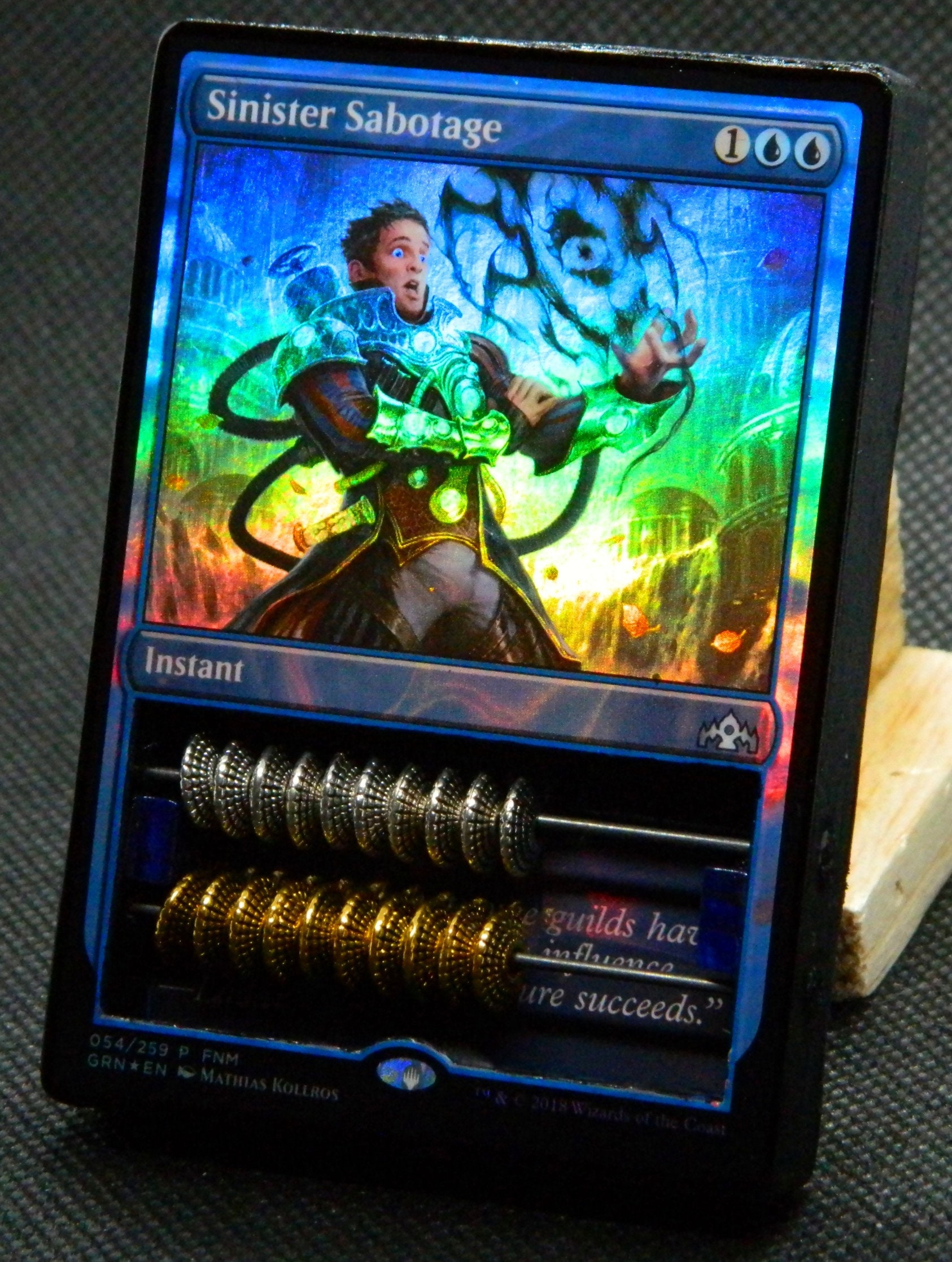 Sinister Sabotage FOIL MTG Life Counter Abacus-style - Etsy