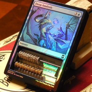 Deep Analysis FOIL MTG Life Counter Abacus-style - with Stand
