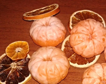 Tangerine handmade soap