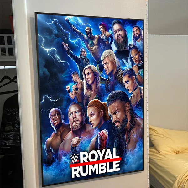 Royal Rumble 2023 Poster - Etsy Israel