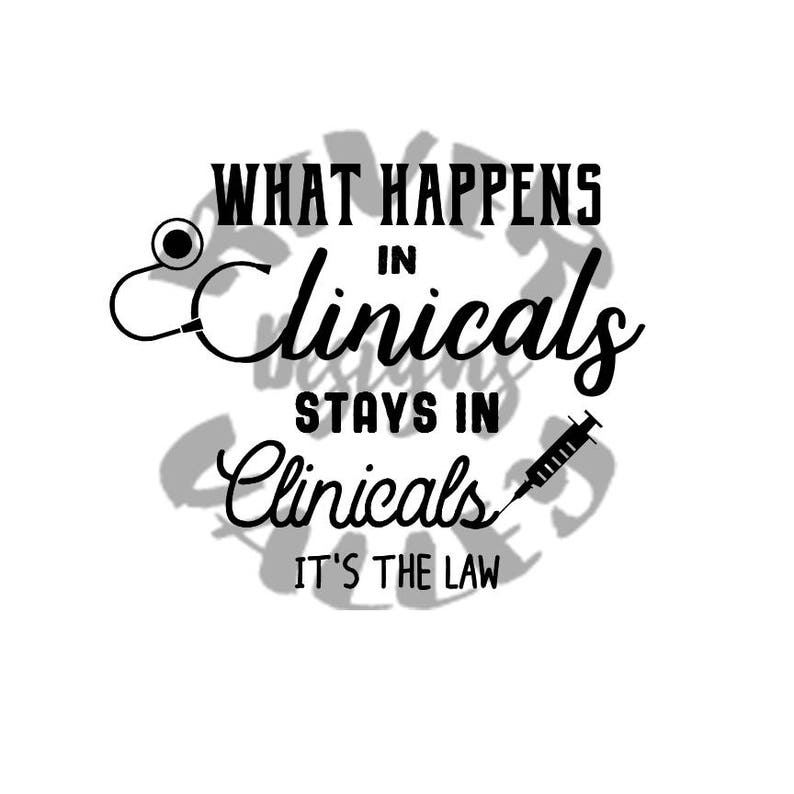 POFULL Kosmetiktasche – Mit Spruch 'What Happens In Clinicals', 23x17 Cm, Baumwollleinen