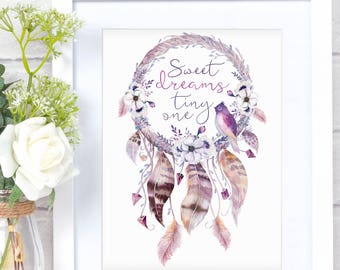 New Arrival Sweet Dreams Dreamcatcher A4 Print