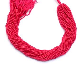 Perline Di Pietra Preziosa Sfaccettata Rotonda Di Rodonite Da 4 Mm, Filo Completo Da 16" Di Pietre Naturali / NSF4-15 - Italia - Foto 10